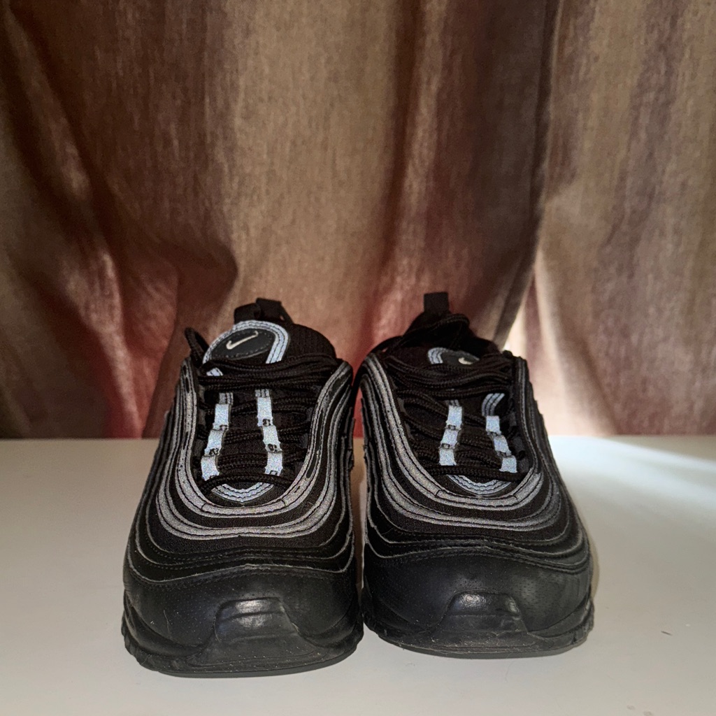 Nike Big Kids Black And Gray Sneakers